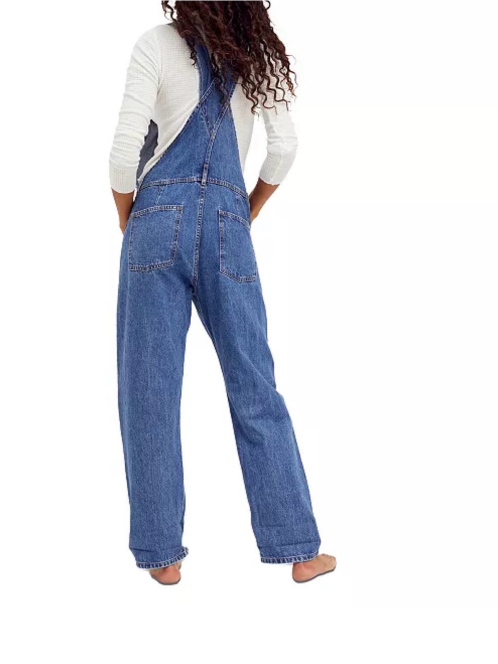 We the Free Ziggy Cotton Denim Overalls in XL - Picture 3 of 14